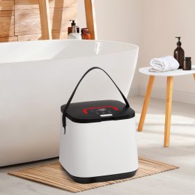 120V 200-250W Cute Luxury Towel Warmer Bucket Timer Electric Towel Warmer For Bathroom,14 Liter Capacity Spa Like Electric Towel Warmer With Detachabl