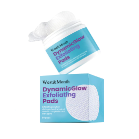 West&Month Exfoliating Pad, Clean Dead Skin Fade Black Delicate Brightening Skin Pad