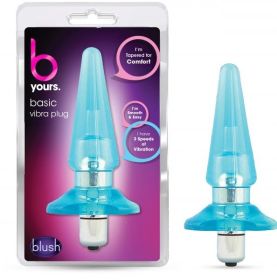 Basic Vibra Anal Plug Blue