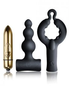 Rocks Off Dark Desires Be Mine Kit Black Champagne Gold