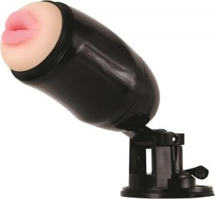 Adam's Turbo Dual Stroker Mouth, Vagina Beige